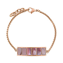 Браслет Пирамида SHELL ROSE Fiore Luna *CB02788-8 R/RG