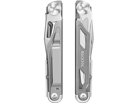 Нож-мультитул Rocktol 12 в 1 с титановыми ручками, серый - рис 6.