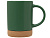 Кружка 450 мл с пробковым дном Корк & Бон, глубокий зеленый - миниатюра - рис 3.