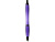 Nash шариковая ручка из переработанного пластика с черной отделкой (черные чернила) - Фиолетовый - миниатюра - рис 4.