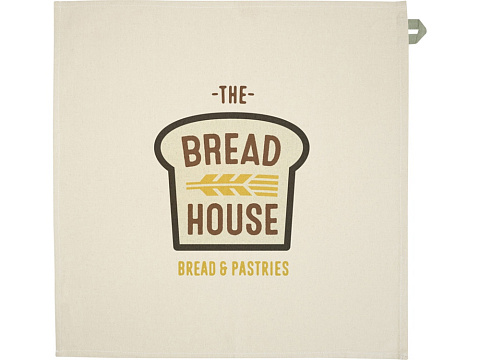 Alora кухонное полотенце из переработанного хлопка плотностью 200 г/м² - Зеленый яркий - рис 3.