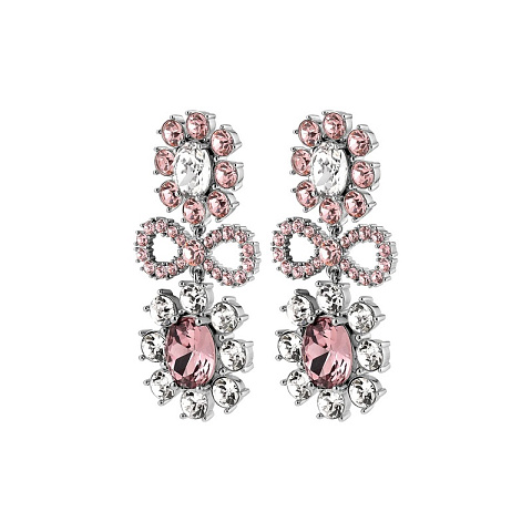Серьги LILLIAN SS ROSE/CRYSTAL Dyrberg Kern 440079