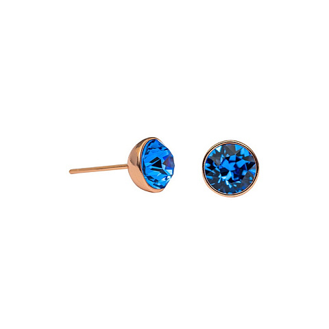 Пусеты Sapphire Fiore Luna SWE298 SA RG