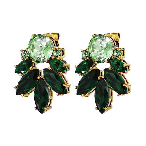 Серьги DRAGO SG GREEN Dyrberg Kern 470022 - рис 3.