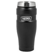 Кружка-термос из нерж. стали тм THERMOS SK1005BK (Matte Black) 0.47L, черный