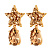 Серьги HYDRA SG GOLDEN Dyrberg Kern 450033 - миниатюра