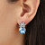 Серьги BECKIA SS LIGHT SAPPHIRE Dyrberg Kern 460071 - миниатюра - рис 2.
