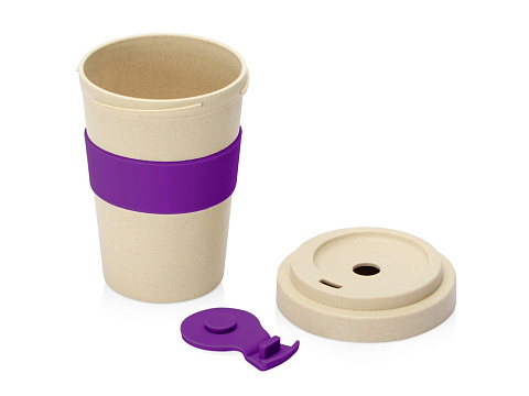 Стакан из пшеничного волокна Flava, фиолетовый 2603C - рис 3.