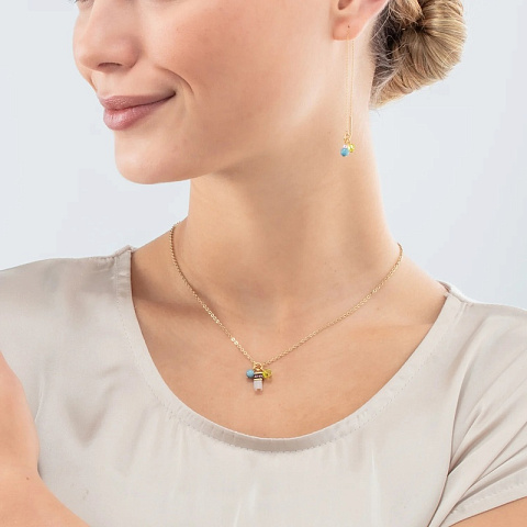 Серьги Multicolour Pastel 1 - рис 2.