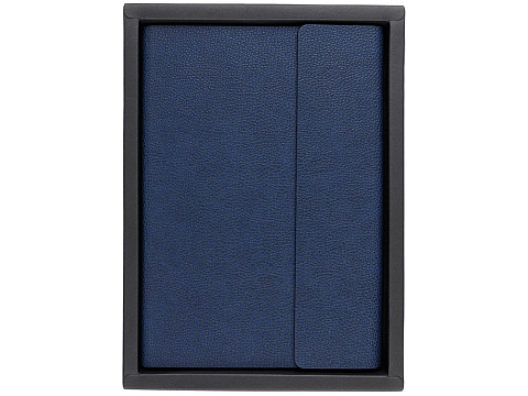 Ежедневник недатированный с магнитным клапаном А5 Venezia, темно-синий - рис 6.