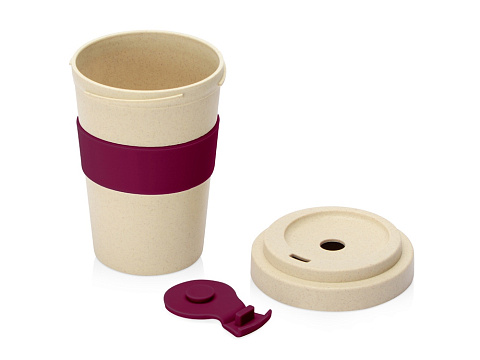 Стакан из пшеничного волокна Flava, burgundy - рис 3.