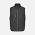Жилет софтшелл унисекс Falcon BW, черный - миниатюра