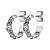 Серьги HEIDI SS LIGHT GREY Dyrberg Kern 370056 - миниатюра