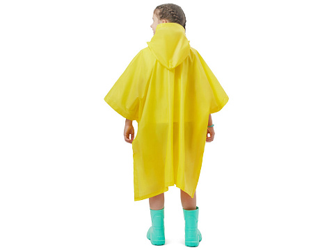 Пончо Hawaii c чехлом детский, желтый - рис 3.