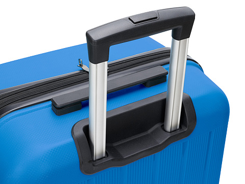 Чемодан TORBER В Отпуск, ярко-синий, полипропилен, 65,5 х 43,5 х 26 см, 62 л - рис 4.