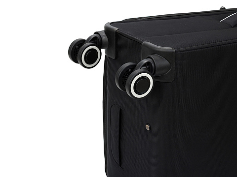 Чемодан TORBER НЕРО, чёрный, переработанный ПЭТ, 48 х 28 х 79 см, 90 л - рис 11.