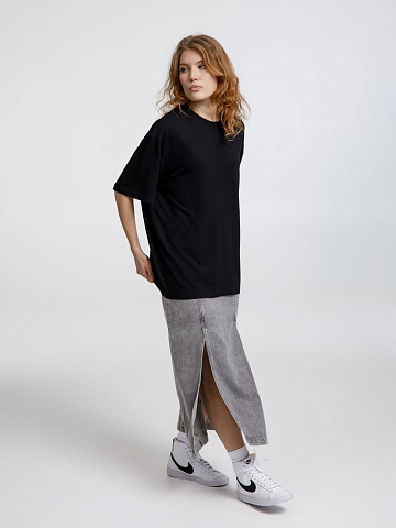 Футболка оверсайз унисекс Lavinia, черная - рис 9.