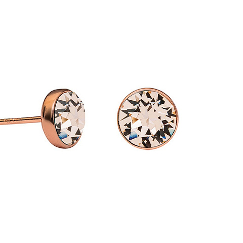 Пусеты Silk Fiore Luna SWE297 S RG - рис 3.