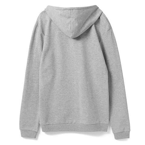 Толстовка с капюшоном унисекс Hoodie, серый меланж - рис 3.