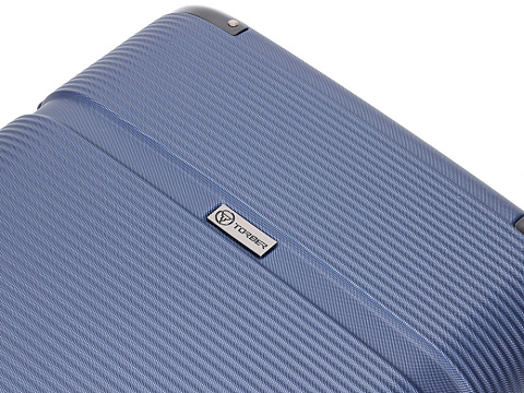 Чемодан TORBER ОНЕГА, синий, ABS-пластик, 59,5 х 39,5 х 24 см, 46 л - рис 10.