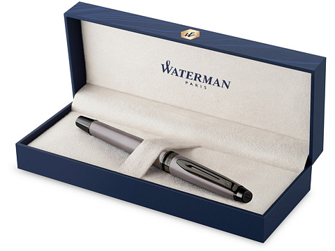 Ручка-роллер Waterman Expert Silver F BLK в подарочной упаковке - рис 2.