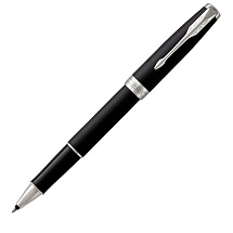 Ручка роллер Parker Sonnet  Matte Black CT, стержень: F, цвет чернил: black, в подарочной упаковке