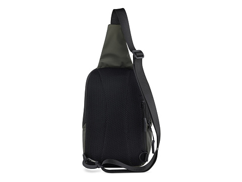 Рюкзак с одним плечевым ремнем BUGATTI БЛАНК | BLANC, оливковый, тарпаулин/полиэстер, 18х9х30 см - рис 4.