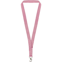 Ланьярд с карабином, пыльно-розовый