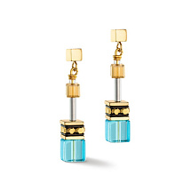 Серьги Turquoise-Gold Coeur de Lion 2838/21-0616
