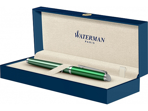 Перьевая ручка Waterman Hemisphere French riviera CHATEAU VERT в подарочной коробке - рис 4.