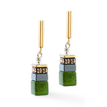 Серьги Green Coeur de Lion 3017/21-0500