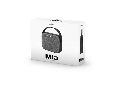 Портативная колонка Rombica Mysound Mia с логотипом, серый - рис 5.