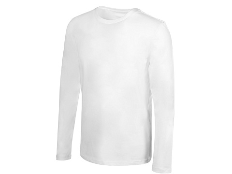 Лонгслив Porto мужской, белый - рис 5.
