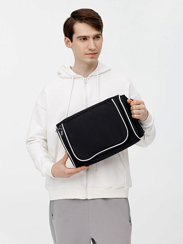 Сумка для обуви Equipex, черная с белым - рис 9.