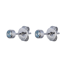 Пусеты Cubic zirconia Ske Blue Fiore Luna SWE0128 SB S