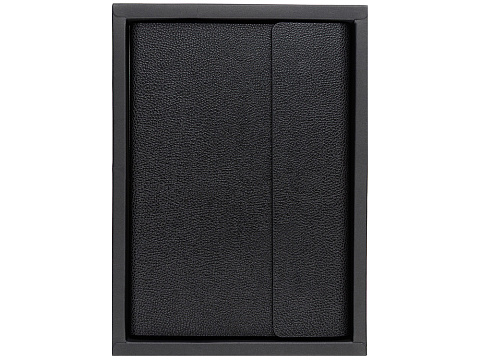 Ежедневник недатированный с магнитным клапаном А5 Venezia, черный - рис 6.