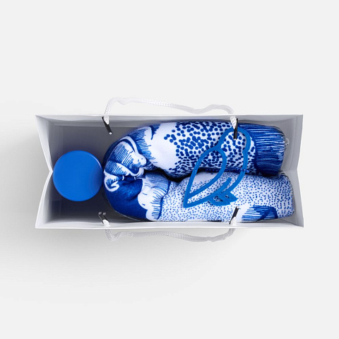 Набор «Год чудес», белый с синим - рис 3.