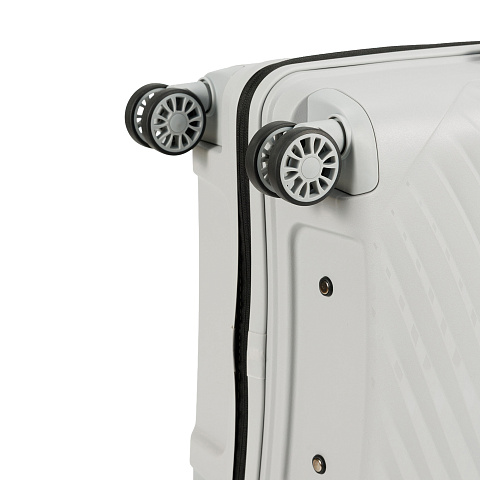 Чемодан TORBER СЕЛИГЕР, серый, полипропилен, 66 х 47 х 26 см, 56 л - рис 10.