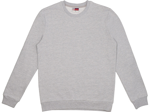 Свитшот Motion унисекс с начесом, серый меланж - рис 9.