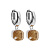 Серьги Firenze smoked topaz Qudo 300144 BR/S - миниатюра