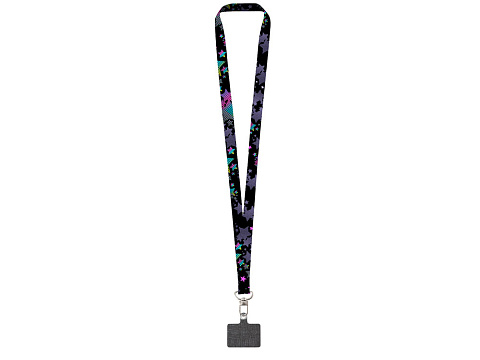 Ланъярд 2,5 см под сублимацию с трендовым карабином и большим держателем для телефона из ПЭ - рис 3.