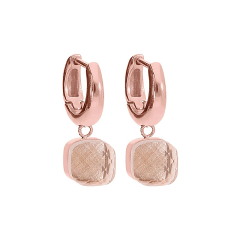 Серьги Firenze apricot Qudo *300383 R/RG