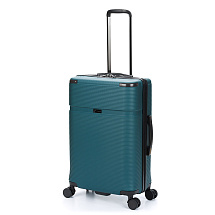 Чемодан TORBER Onego, зелёный, ABS-пластик, 69,5 х 46 х 26 см, 69 л