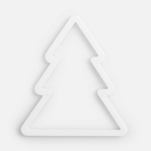 Подвеска «Елочка», 3D-печать, белая - рис 2.