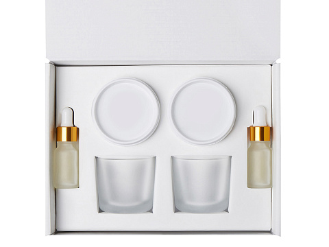 Набор для создания 2-х ароматических свечей: имбирный пряник, рождественская елка (без лого LM) - рис 3.