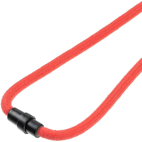 Шнурок для бейджа Tube Wood, красный - рис 5.
