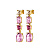 Серьги CARMEN SG ROSE Dyrberg Kern 440018 - миниатюра