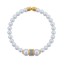 Браслет Cylinder Crystal Fiore Luna C2408PE-B02.2 BW/G