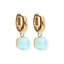 Серьги FIRENZE (G) Aquamarine Qudo 107001/20-6002
