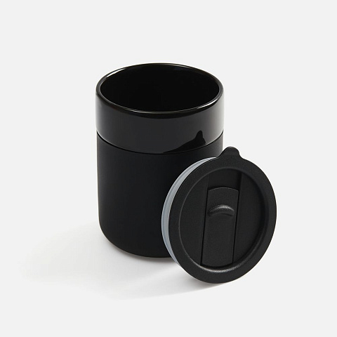 Кружка Nabo с силиконовым держателем, черная - рис 4.